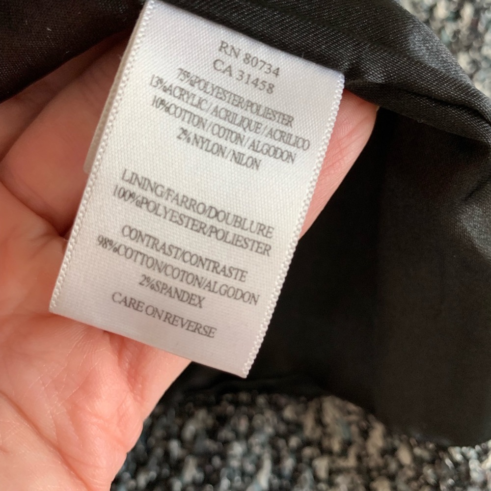 BCBG Tweed Button Front Jacket - Picture 7 of 8